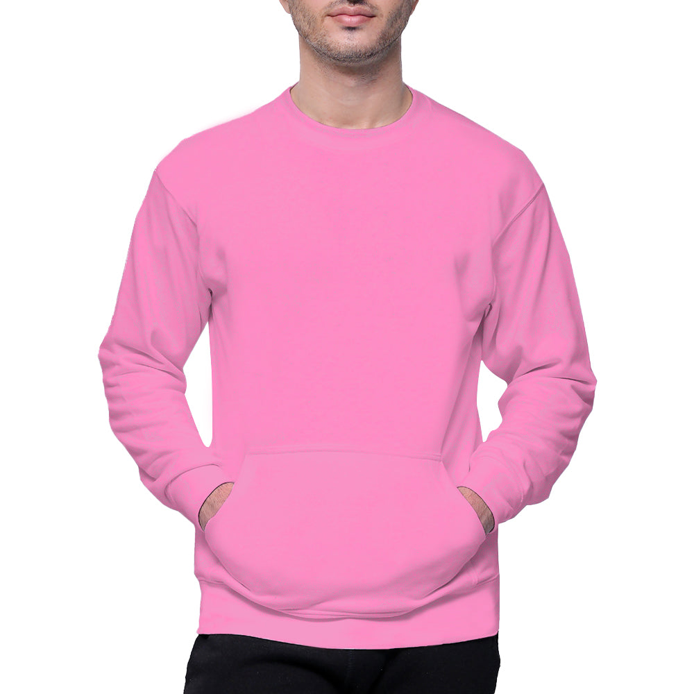 Circle Unisex French Terry Crewneck Sweatshirt with Pocket