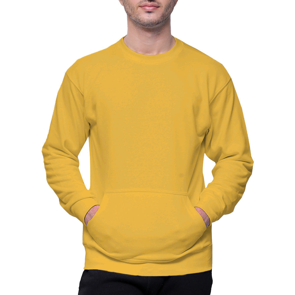 Circle Unisex French Terry Crewneck Sweatshirt with Pocket