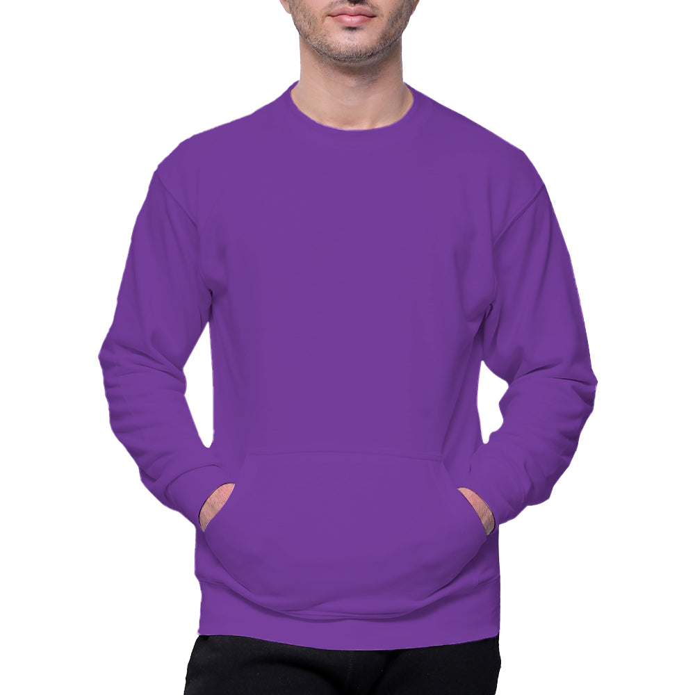 Circle Unisex French Terry Crewneck Sweatshirt with Pocket