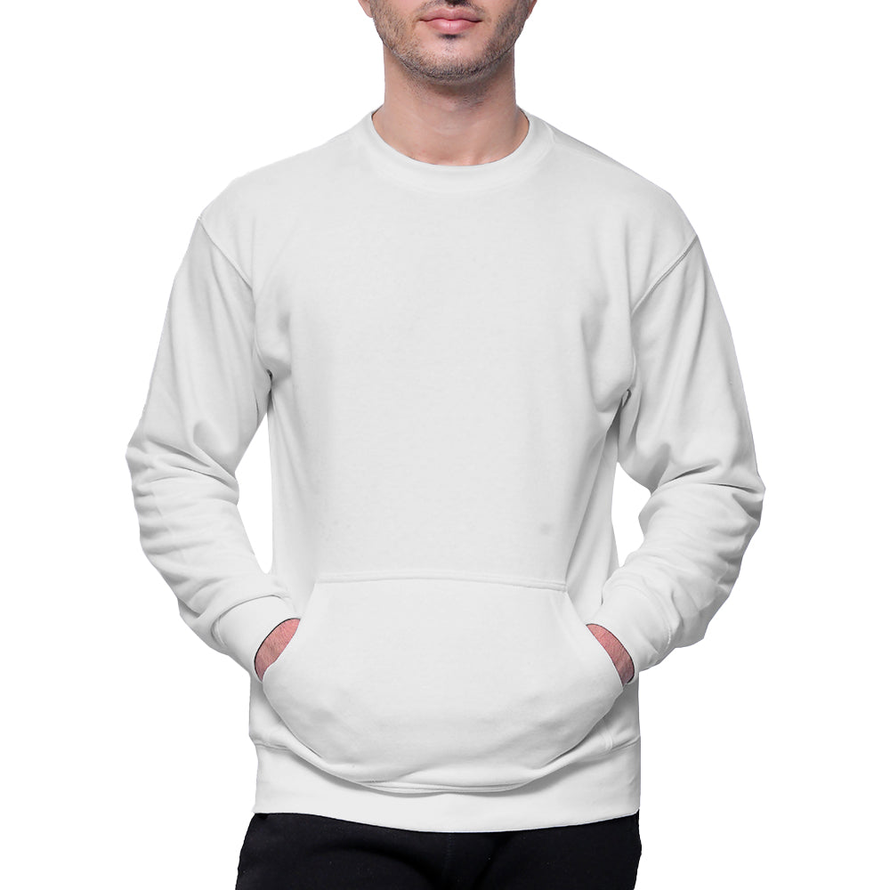 Circle Unisex French Terry Crewneck Sweatshirt with Pocket