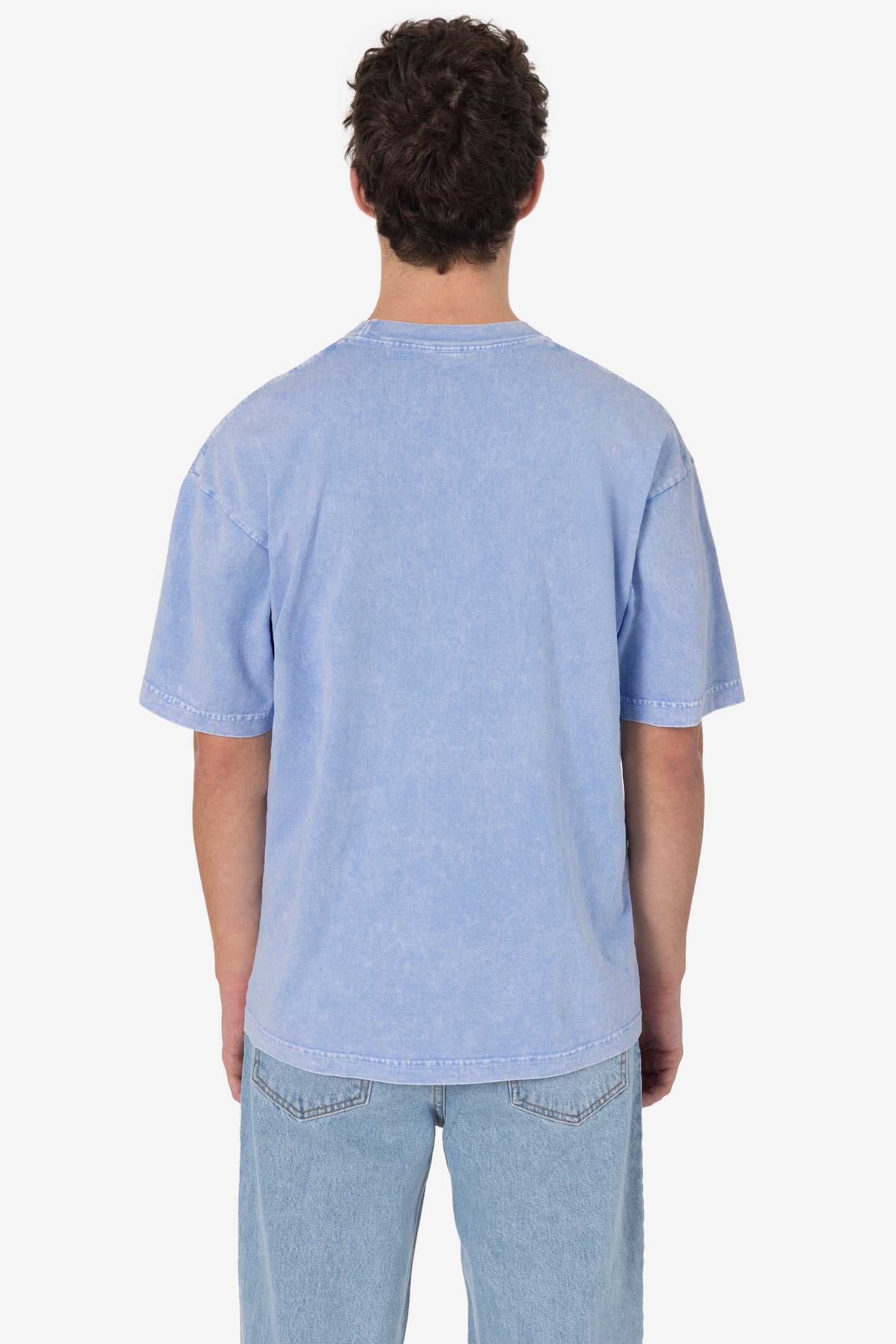 LA Apparel Garment Dye Crew Neck T-Shirt (Mineral Wash)