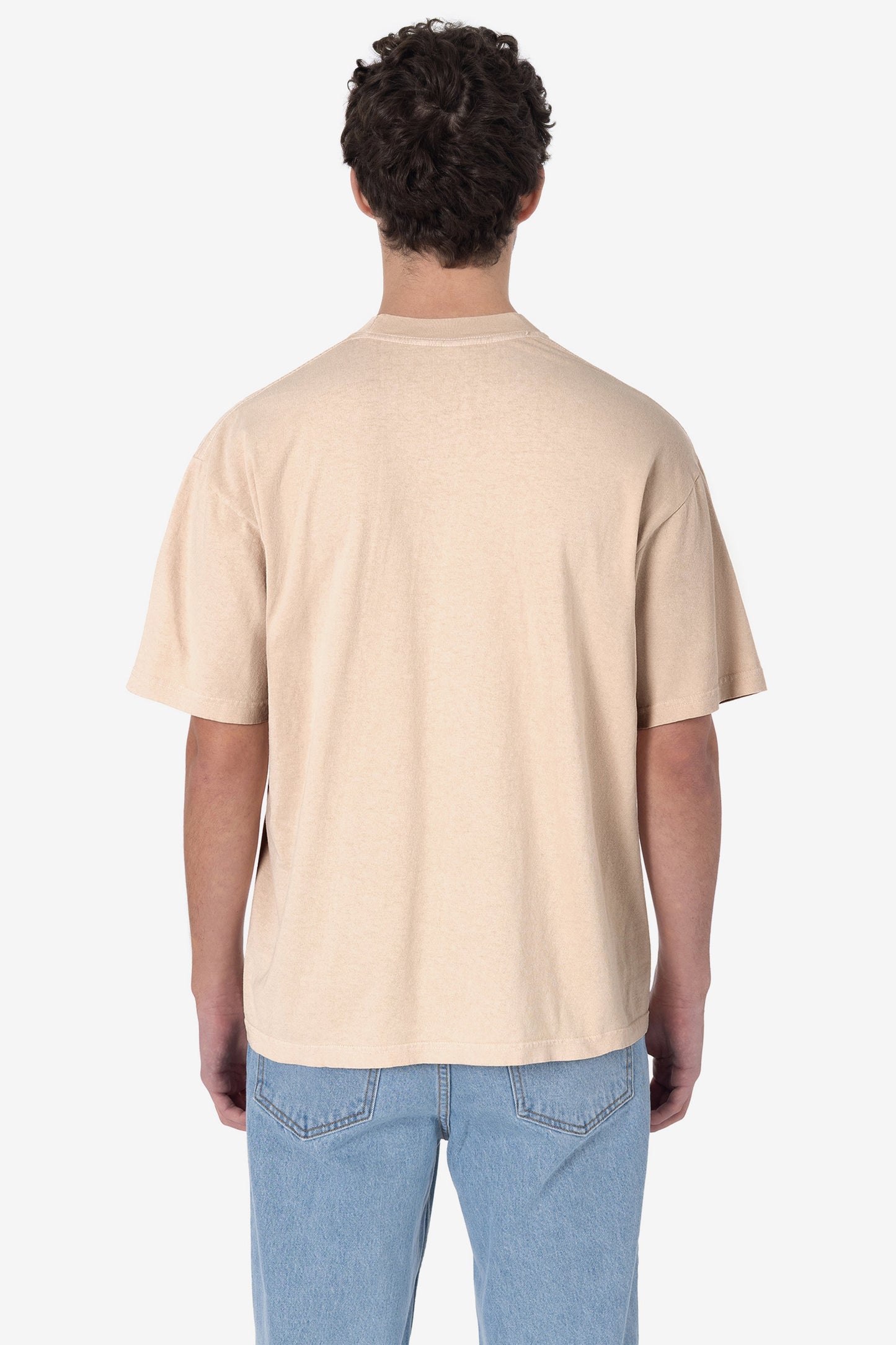 LA Apparel Garment Dye Crew Neck T-Shirt (Mineral Wash)