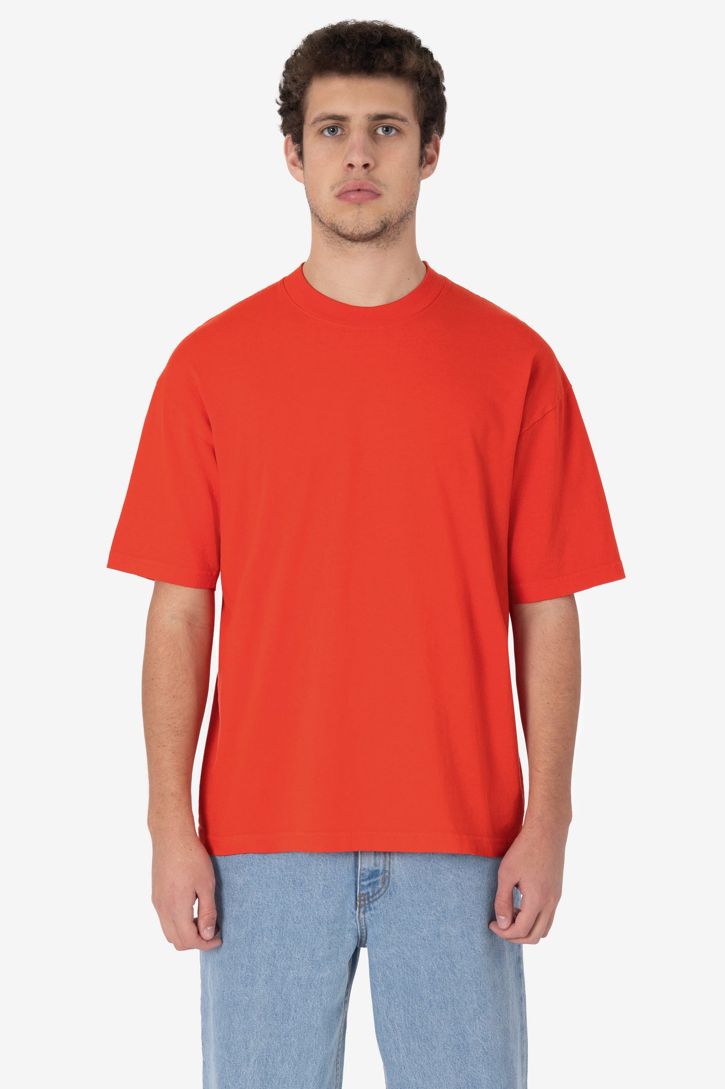 LA Apparel Garment Dye Crew Neck T-Shirt (Mineral Wash)