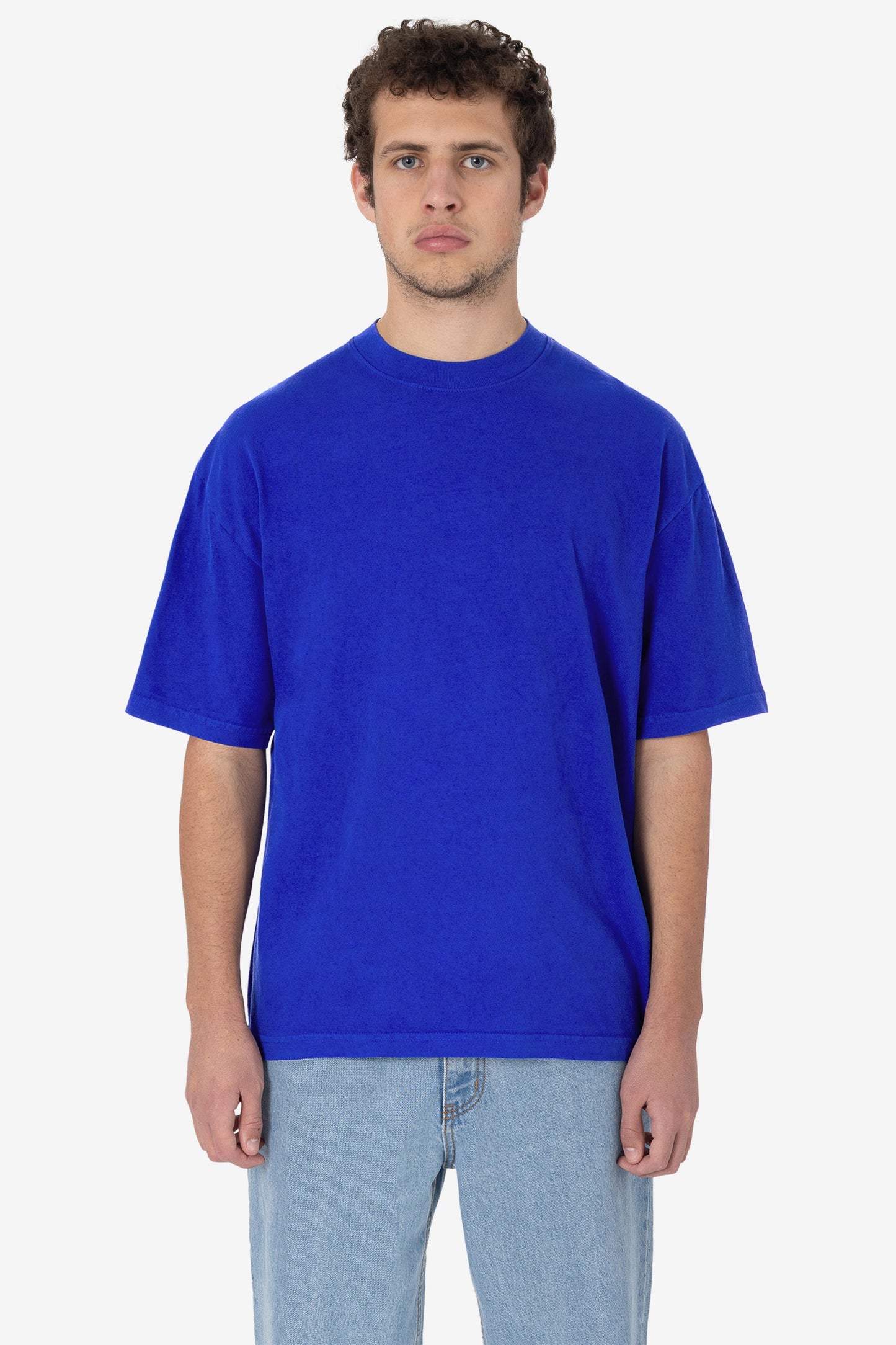 LA Apparel Garment Dye Crew Neck T-Shirt (Mineral Wash)