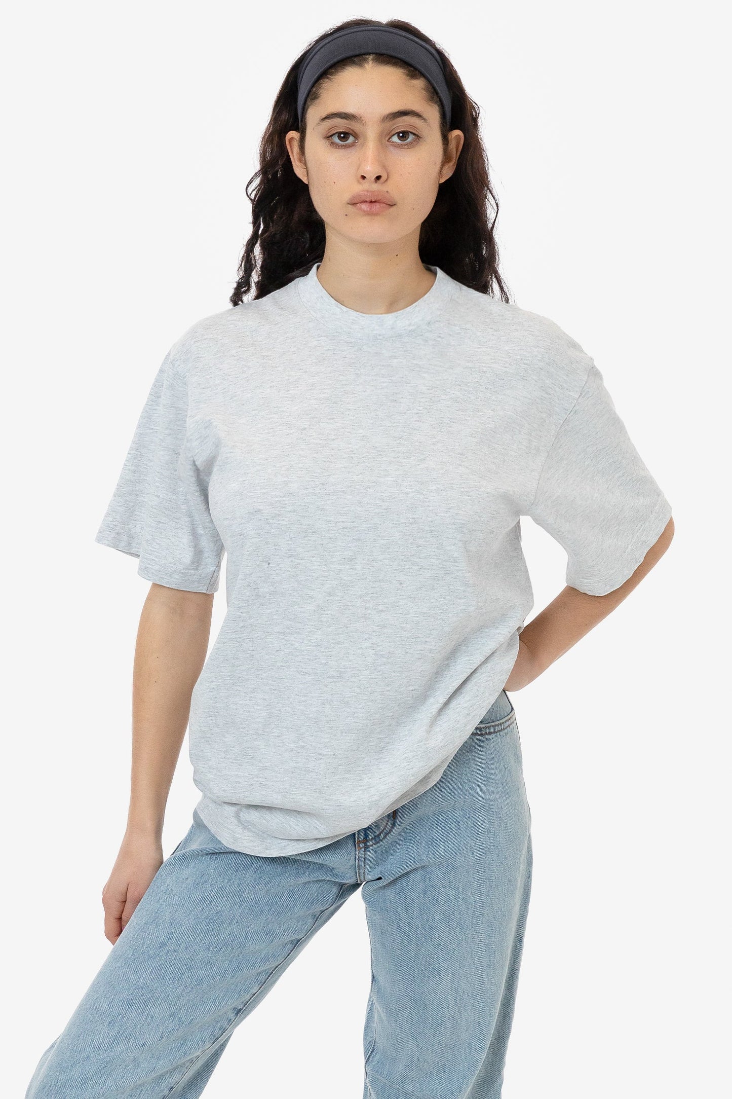 LA Apparel Garment Dye Crew Neck T-Shirt (Mineral Wash)