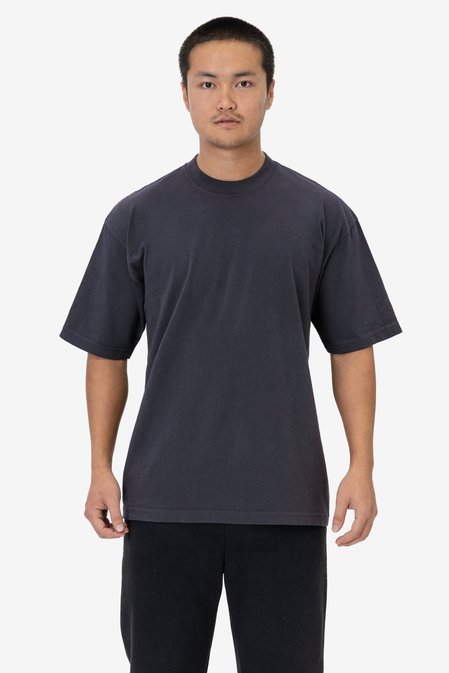 LA Apparel Garment Dye Crew Neck T-Shirt (Mineral Wash)
