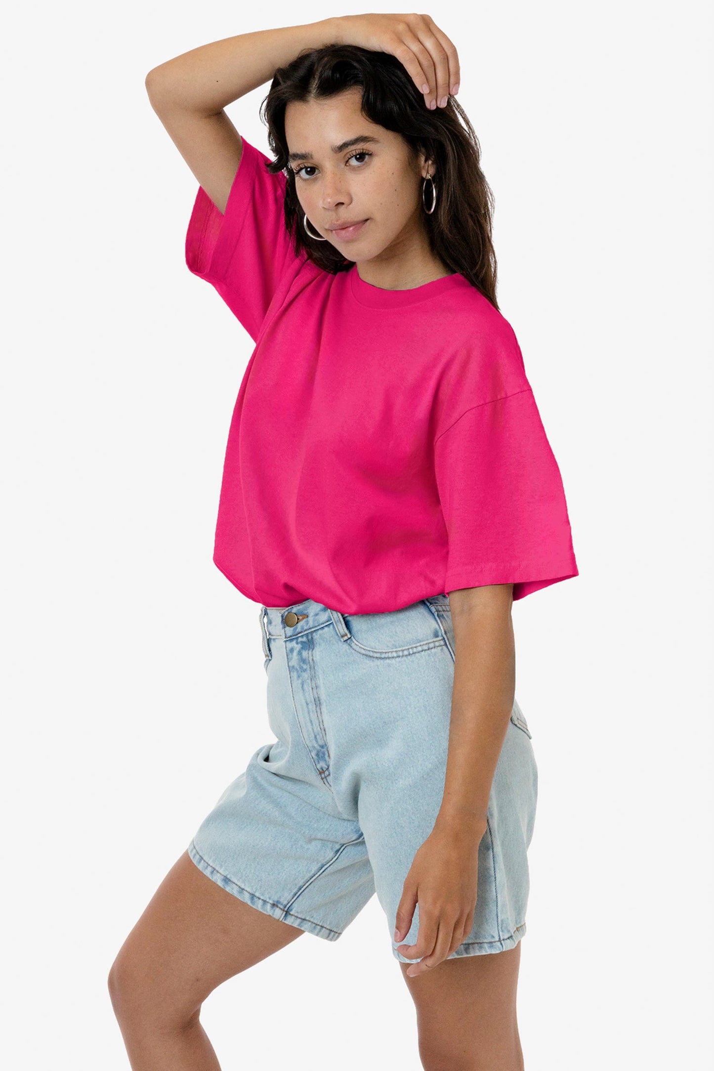 LA Apparel Garment Dye Crew Neck T-Shirt (Mineral Wash)