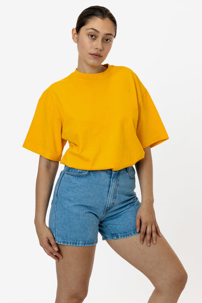 LA Apparel Garment Dye Crew Neck T-Shirt (Mineral Wash)