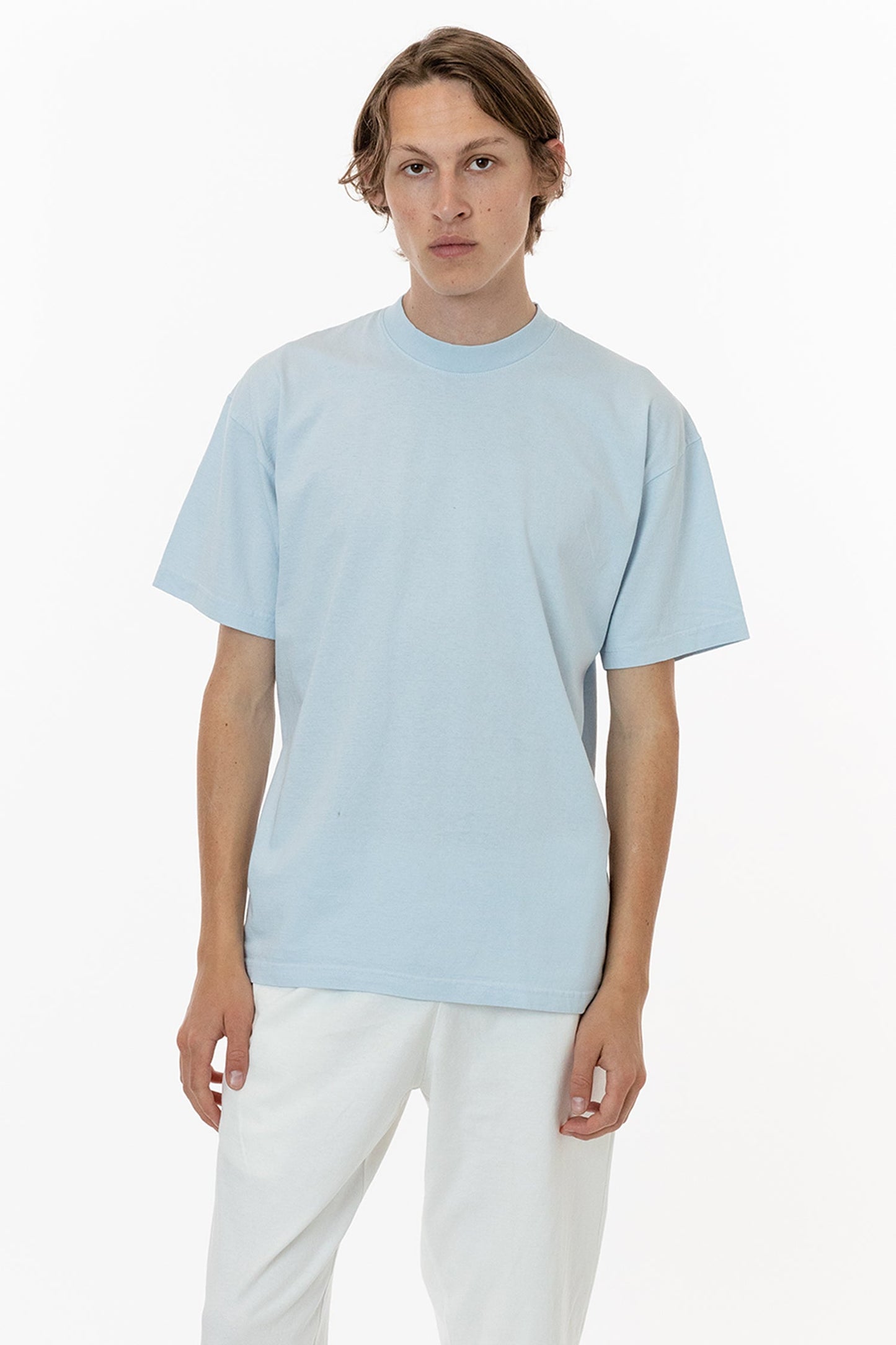 LA Apparel Garment Dye Crew Neck T-Shirt (Mineral Wash)