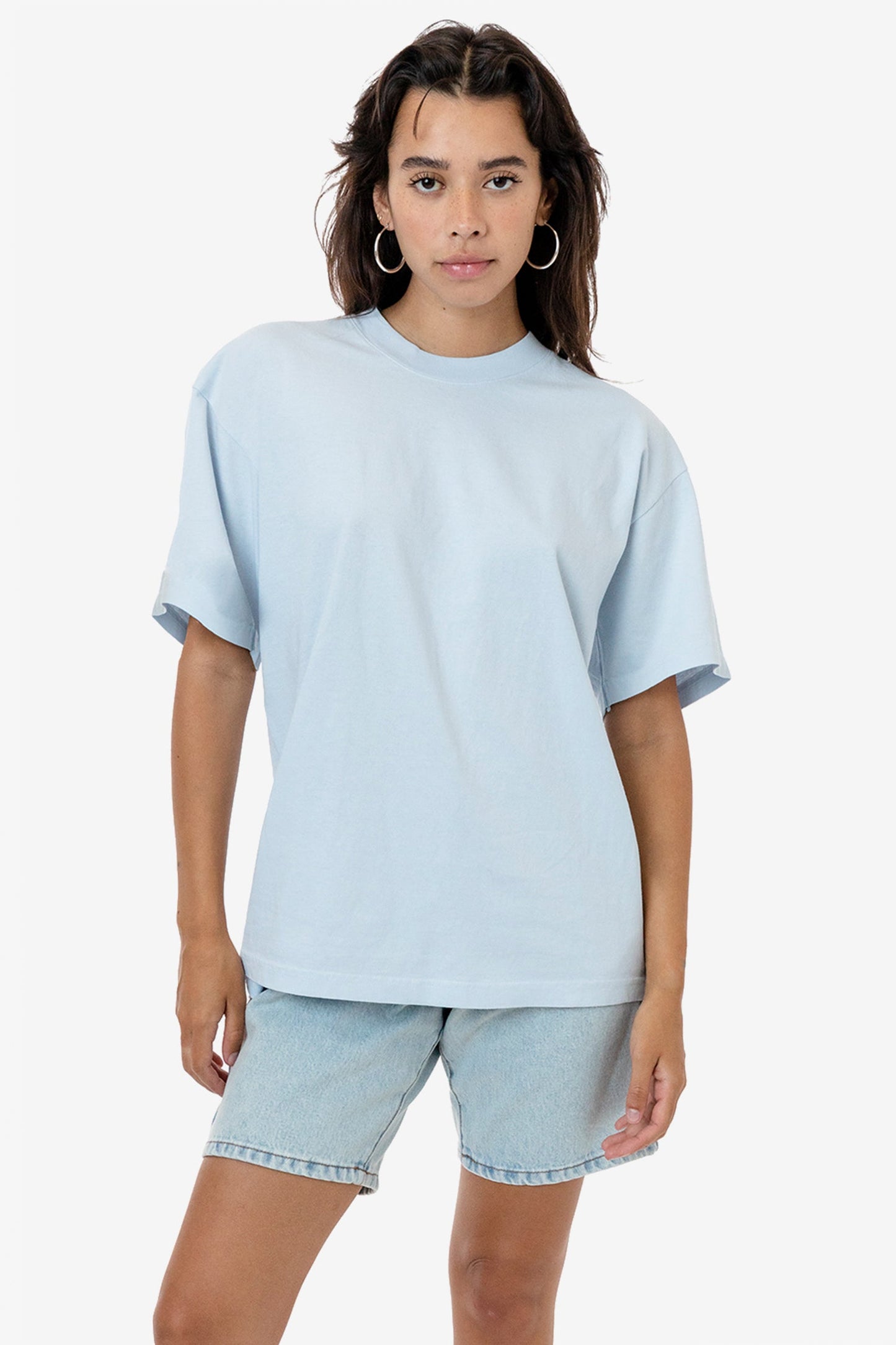 LA Apparel Garment Dye Crew Neck T-Shirt (Mineral Wash)