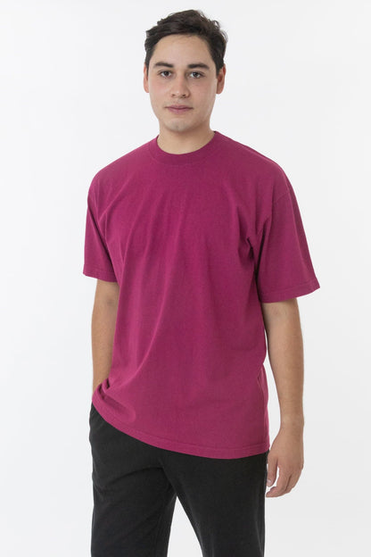 LA Apparel Garment Dye Crew Neck T-Shirt (Mineral Wash)