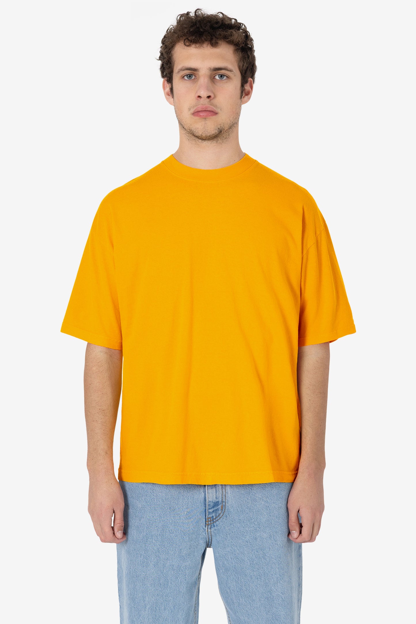 LA Apparel Garment Dye Crew Neck T-Shirt (Mineral Wash)