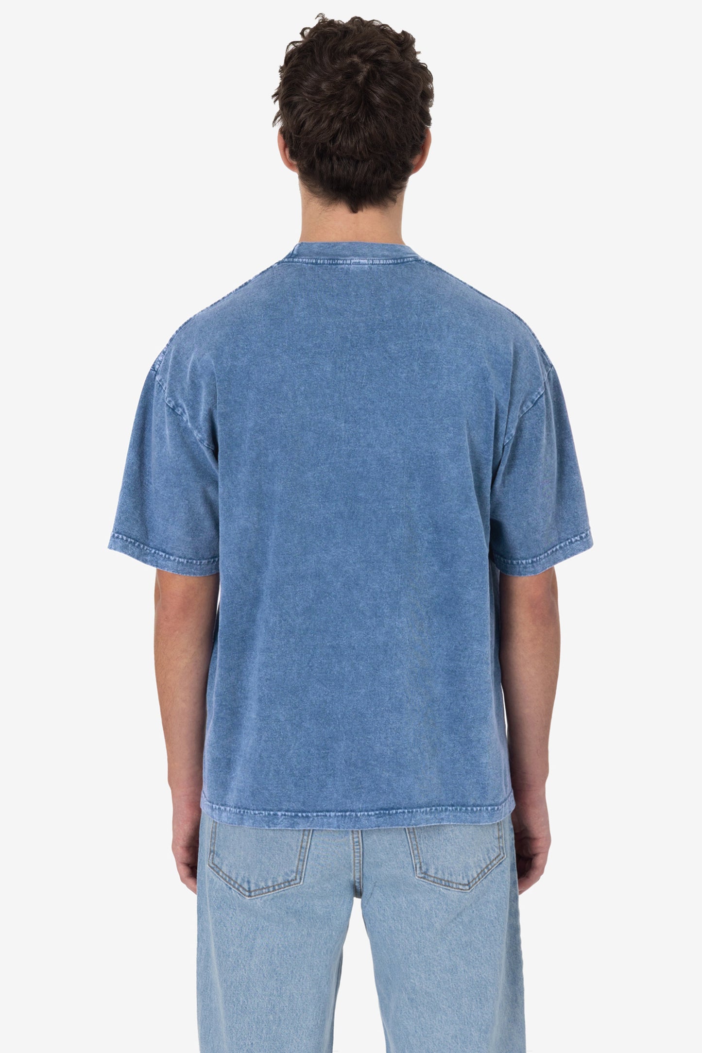 LA Apparel Garment Dye Crew Neck T-Shirt (Mineral Wash)