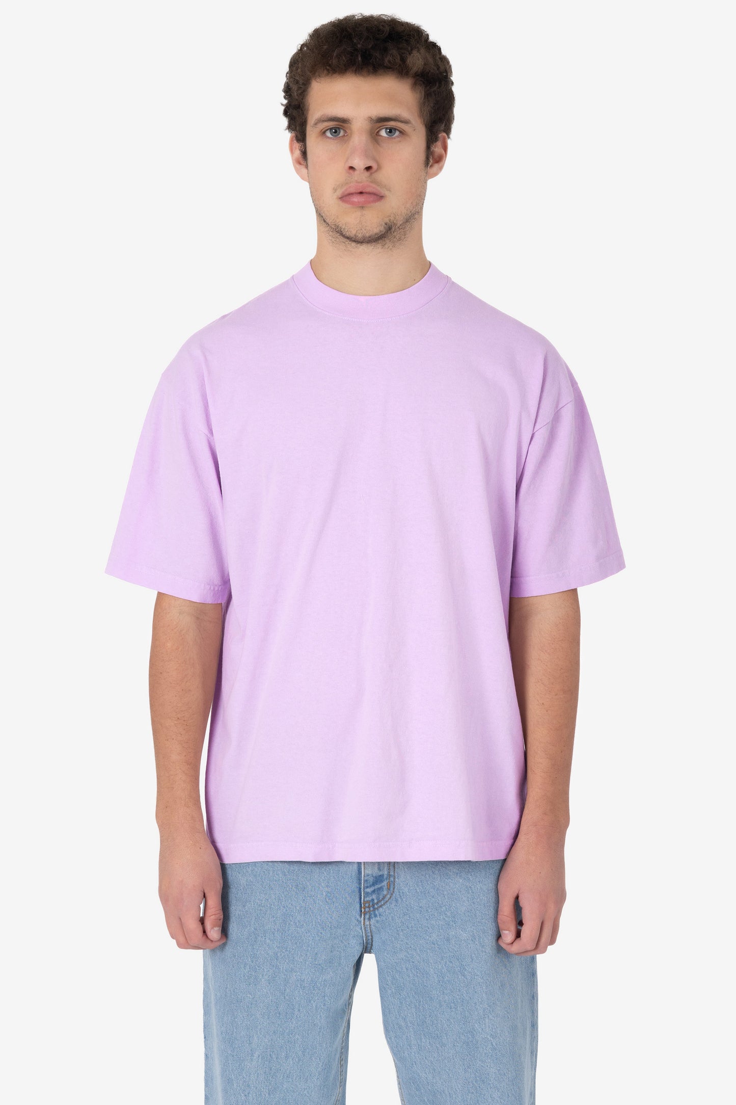LA Apparel Garment Dye Crew Neck T-Shirt (Mineral Wash)