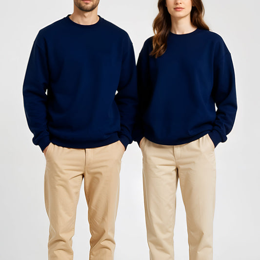 Circle Unisex Fleece Perfect Crewneck Sweatshirt