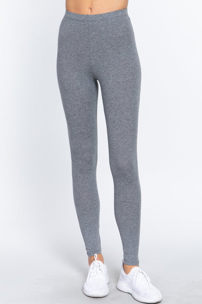 COTTON SPANDEX LEGGINGS