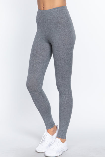 COTTON SPANDEX LEGGINGS
