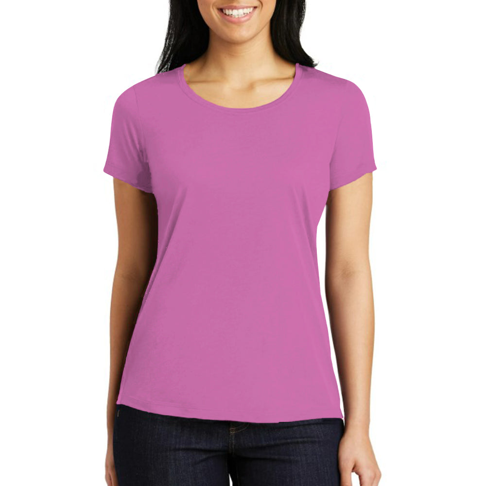 Circle Skinny Fit Short Sleeve Women Tee