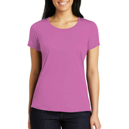 Circle Skinny Fit Short Sleeve Women Tee