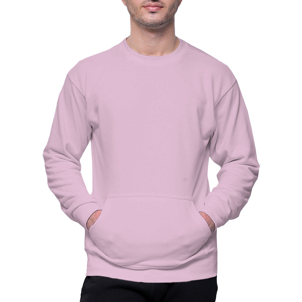 Circle Unisex French Terry Crewneck Sweatshirt with Pocket