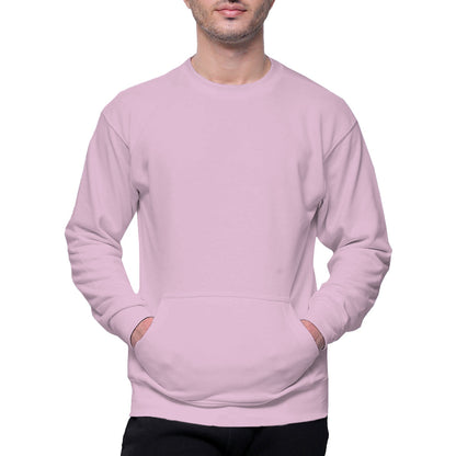 Circle Unisex French Terry Crewneck Sweatshirt with Pocket