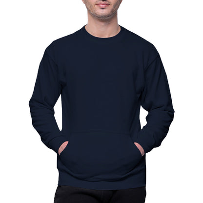 Circle Unisex French Terry Crewneck Sweatshirt with Pocket