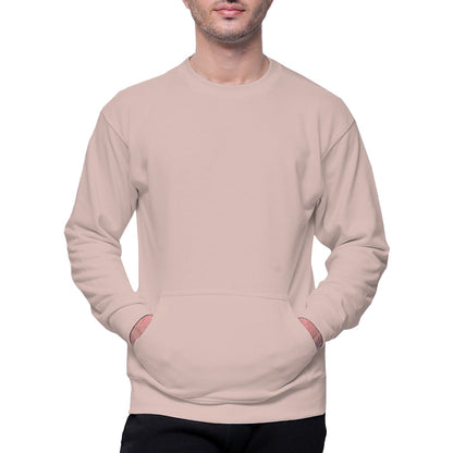 Circle Unisex French Terry Crewneck Sweatshirt with Pocket