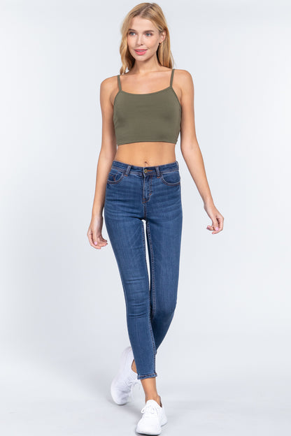 2 PLY CAMI CROP TOP