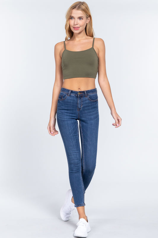 2 PLY CAMI CROP TOP