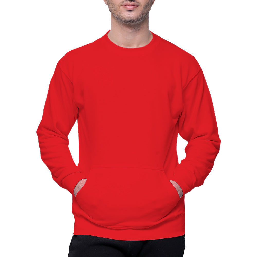 Circle Unisex French Terry Crewneck Sweatshirt with Pocket