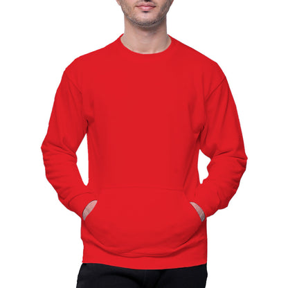 Circle Unisex French Terry Crewneck Sweatshirt with Pocket