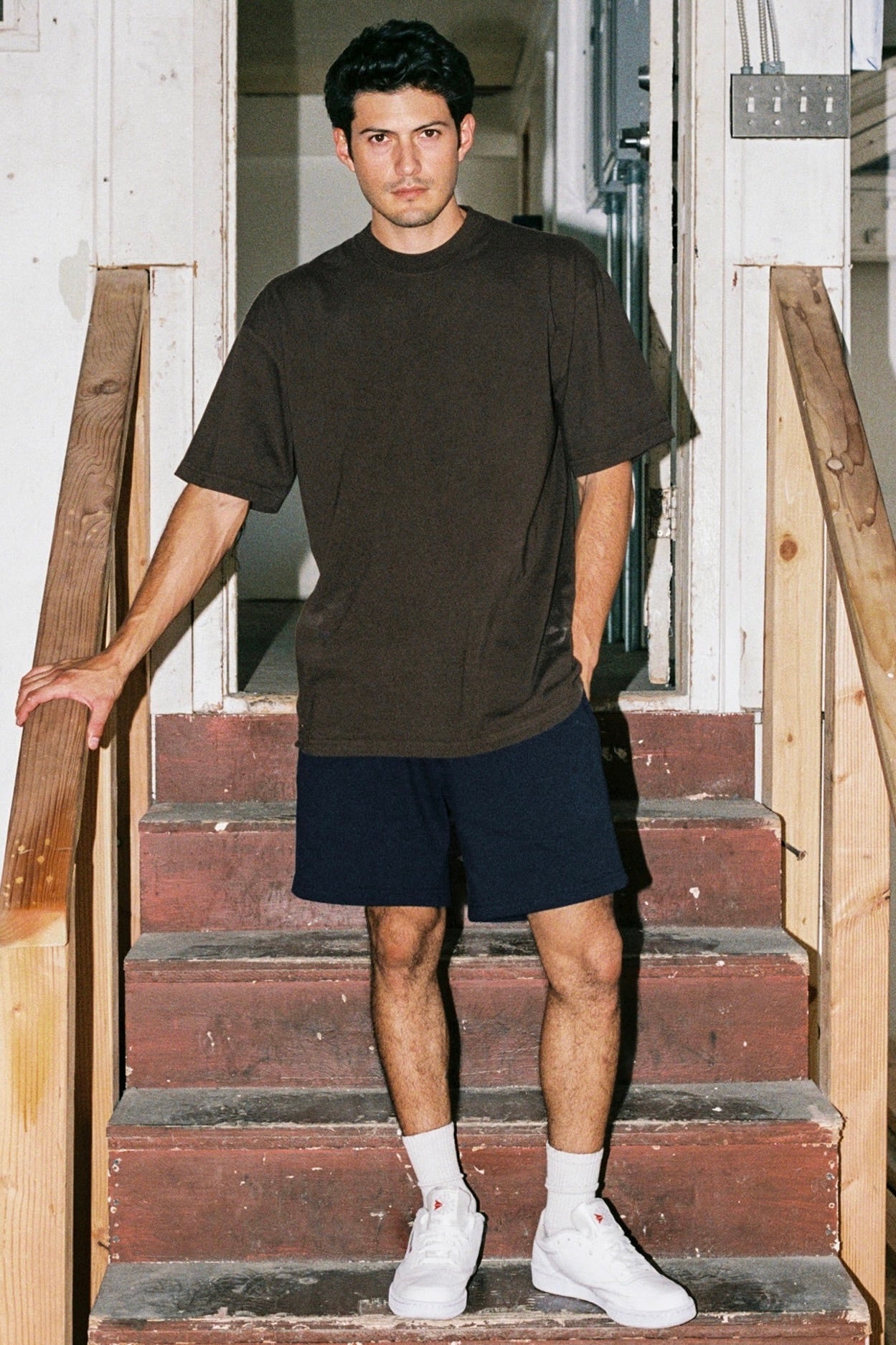 LA Apparel Garment Dye Crew Neck T-Shirt (Mineral Wash)