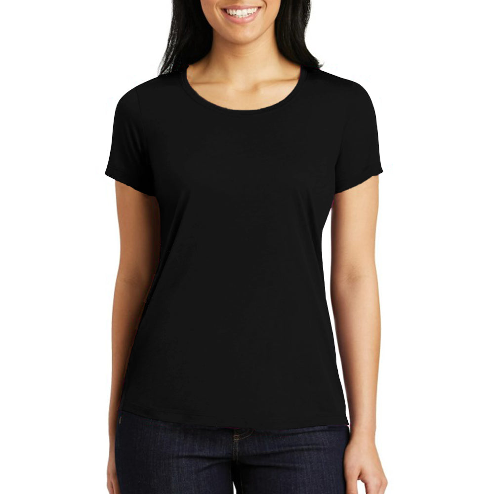 Circle Skinny Fit Short Sleeve Women Tee