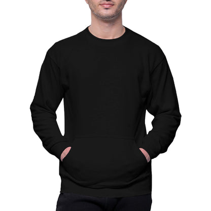 Circle Unisex French Terry Crewneck Sweatshirt with Pocket