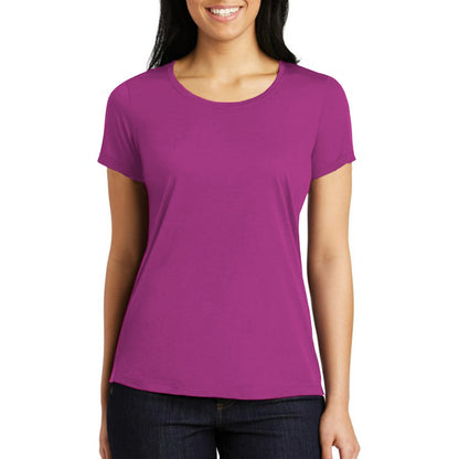 Circle Skinny Fit Short Sleeve Women Tee