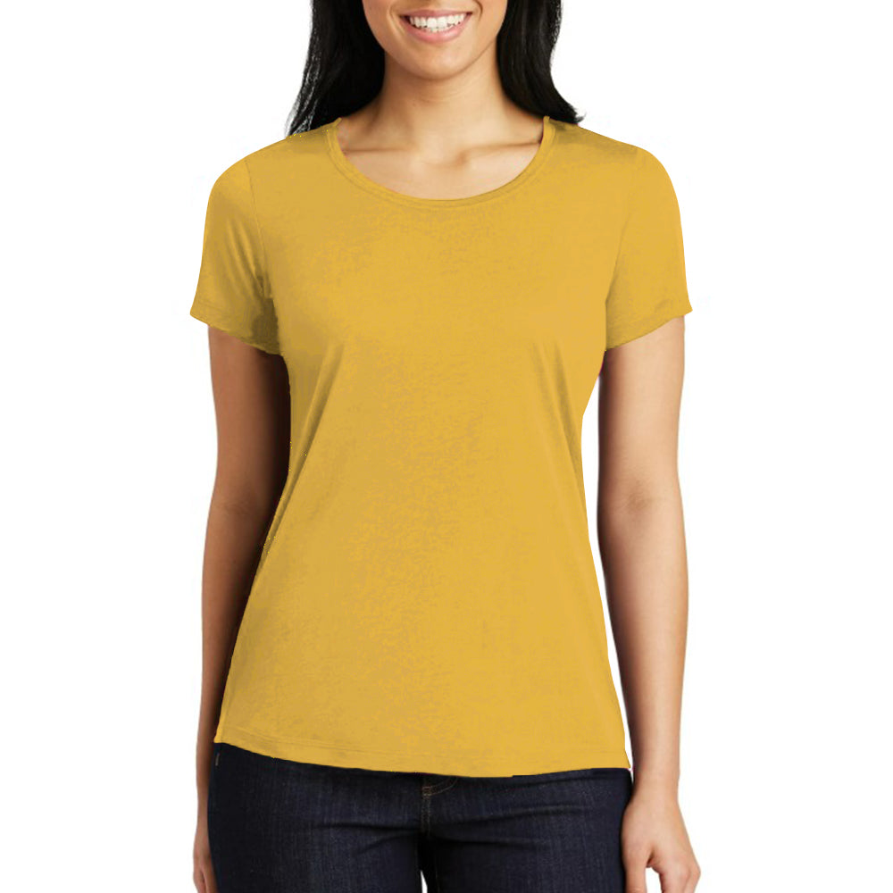 Circle Skinny Fit Short Sleeve Women Tee