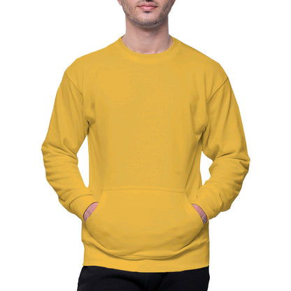 Circle Unisex French Terry Crewneck Sweatshirt with Pocket