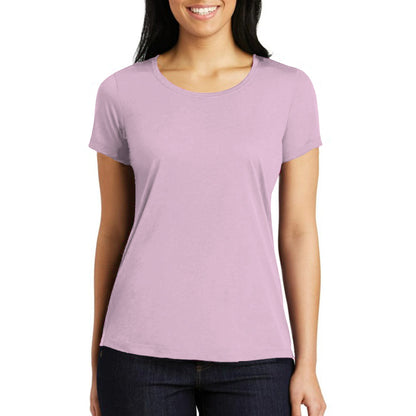 Circle Skinny Fit Short Sleeve Women Tee