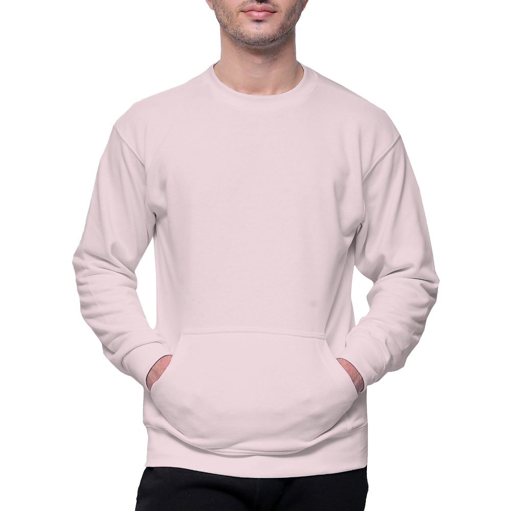 Circle Unisex French Terry Crewneck Sweatshirt with Pocket