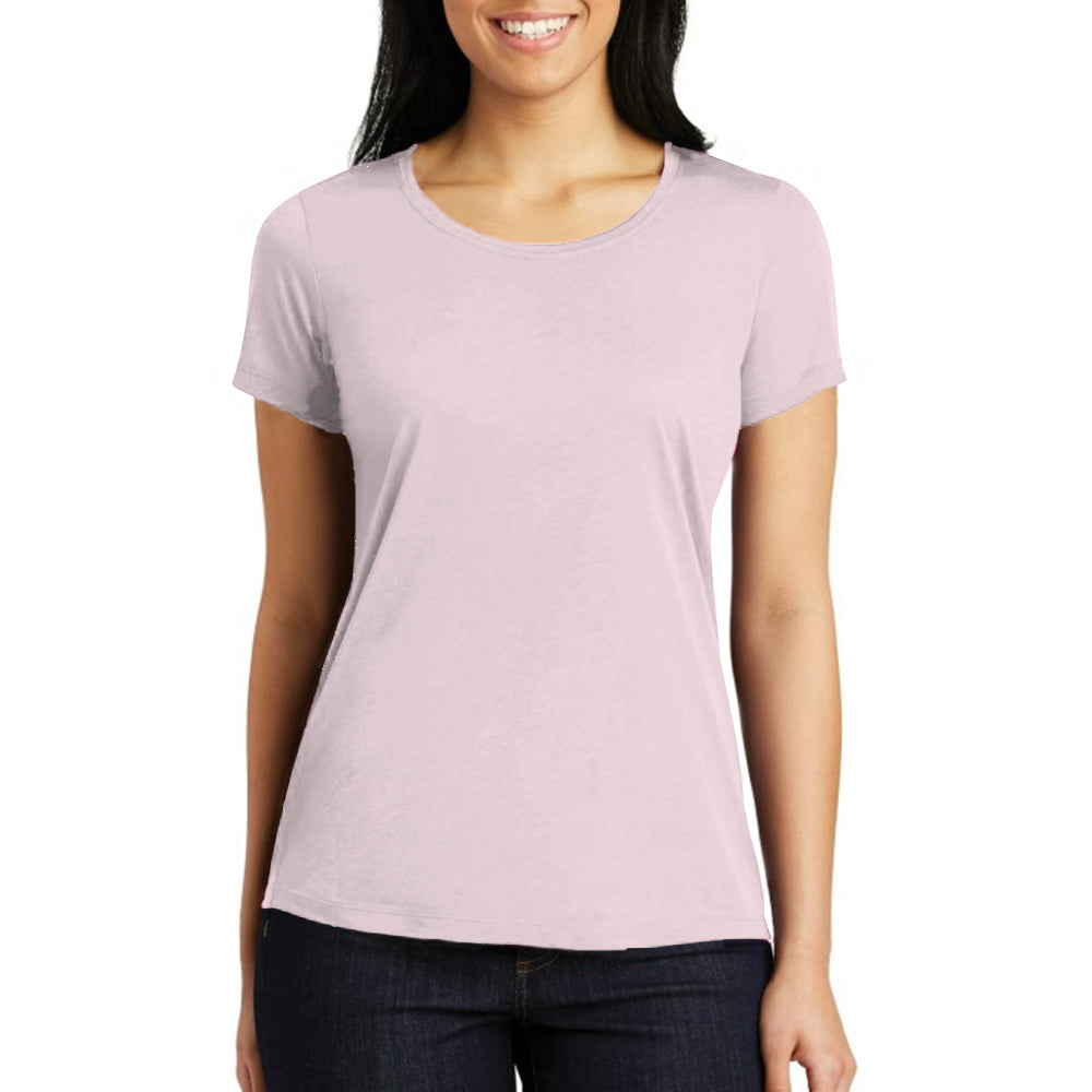 Circle Skinny Fit Short Sleeve Women Tee
