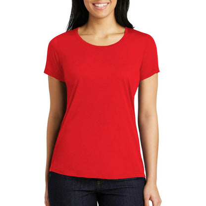 Circle Skinny Fit Short Sleeve Women Tee