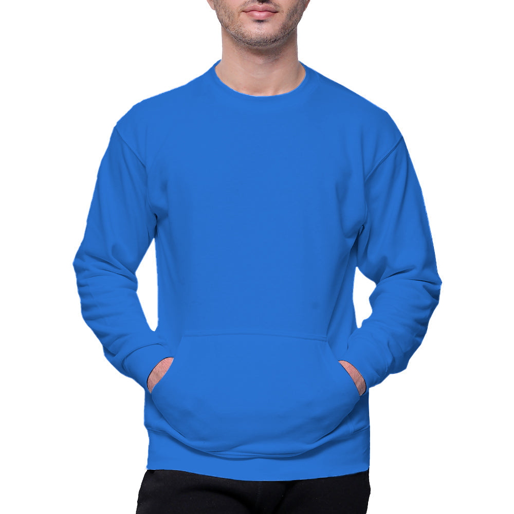 Circle Unisex French Terry Crewneck Sweatshirt with Pocket