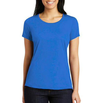 Circle Skinny Fit Short Sleeve Women Tee