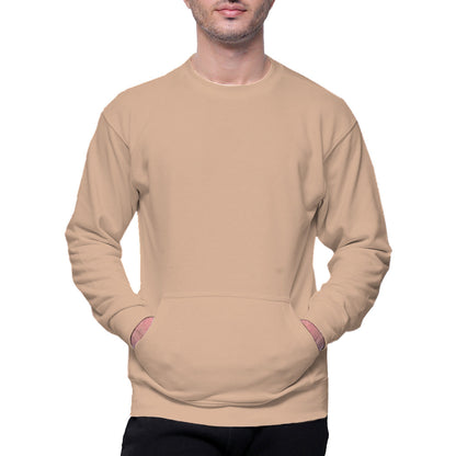 Circle Unisex French Terry Crewneck Sweatshirt with Pocket