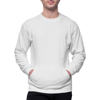 Circle Unisex French Terry Crewneck Sweatshirt with Pocket