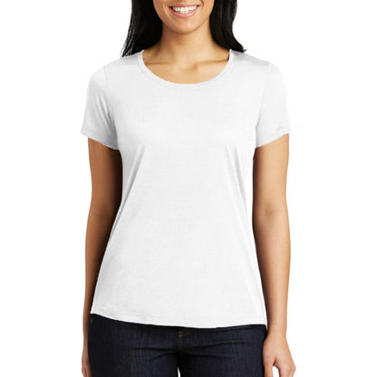 Circle Skinny Fit Short Sleeve Women Tee