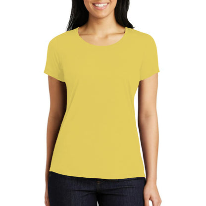 Circle Skinny Fit Short Sleeve Women Tee